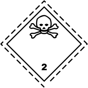 ADR Model 2.3 toxic gas label