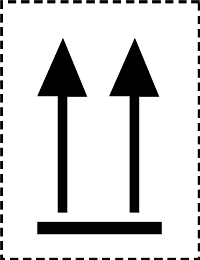 ADR package orientation arrows