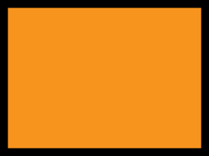 ADR plain orange plate